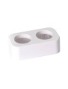 Legrand 654936 Декоративна рамка за 2xSchuko Incara Electr'On, бяла,  - 654936
