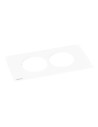Legrand 654756 Декоративна рамка 2М, бяла, Incara Disq’In,  - 654756