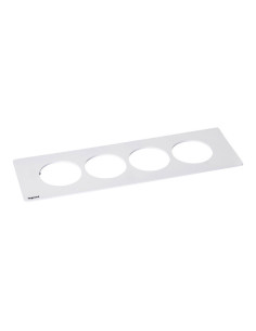 Legrand Рамка 4х, цвят МЕТАЛ, Incara Disq'In - 654763 - Цена | LEDs4economy
