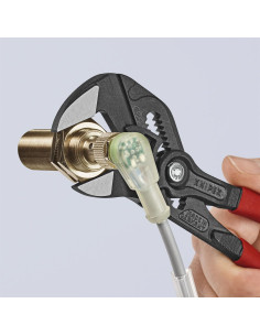 Knipex Клещи раздвижени, червена ръкохватка 180мм, - K8601180 - Цена | LEDs4economy 2