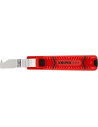 Knipex Кабелен нож, за изолация Ø8-28мм, червена ръкохватка 165мм, с фиксатор,  - K1620165SB - 9
