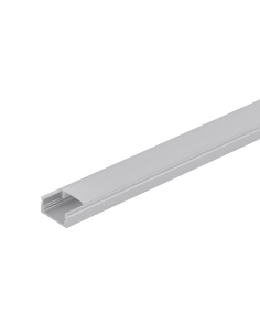 ULTRALUX АЛУМИНИЕВ ПРОФИЛ ЗА LED ЛЕНТА ЗА ОТКРИТ МОНТАЖ, ПЛИТЪК, 3М - APK307 - Цена | LEDs4economy