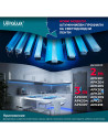 ULTRALUX АЛУМИНИЕВ ПРОФИЛ ЗА LED ЛЕНТА ЗА ОТКРИТ МОНТАЖ, ПЛИТЪК, 3М - APK307 - 3