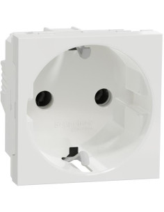 SE Контакт шуко винт 2 мод. цвят Бял Unica - NU303618 - Цена | LEDs4economy