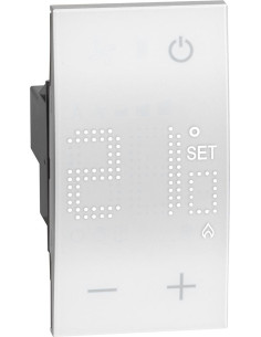 BTICINO Термостат 230V 5A 1NO 2 мод. цвят Бял Living Now - KW4441 - Цена | LEDs4economy