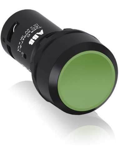 Бутон със задържане зелен CP2-10G-101NO пластмасов ринг серия Compact ABB