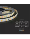 V-TAC LED Лента SMD2835 120/1 24V IP65 3in1 - 2898 - 10