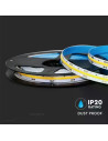 V-TAC LED COB Лента 24V IP20 4000K 512 LED 12W/m - 8