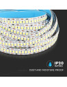 V-TAC LED Лента SMD2835 240/1 High Lumen Бяла Невлагозащитена - 212166 - 2