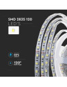 V-TAC LED Лента SMD2835 120 LEDs 24V IP65 4000K Двойно PCB 10м Ролка - 212626 - 3