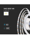 V-TAC LED Лента SMD2835 168 LEDs 24V IP20 3000K 140 lm/W - 212596 - 3