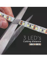 V-TAC LED Лента SMD2835 126 LEDs 24V IP20 4000K 137 lm/W - 212594 - 2