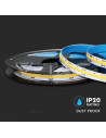 V-TAC LED COB Лента Сет IP20 24V 4000K 512 LEDs 12W/m CRI95 /2650 + 3272/ - 2680 - 5