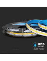 V-TAC LED COB Лента Сет IP20 24V 3000K 420 LEDs 10W/m /2667 + 3264/ - 2676 - 3