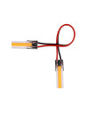 V-TAC Конектор за COB LED Лента 8мм Двоен - 2664 - 2
