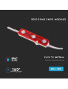 V-TAC LED Модул 3LED SMD5050 Red IP67 - 2