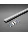 V-TAC Монтажен Kит С Дифузер За LED Лента Алуминиев Бял 2000 x 23.5 x 10mm - 3367