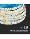 V-TAC LED Лента SAMSUNG Чип 2835 240/1 24V IP20 6000K - 322 - 7