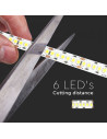 V-TAC LED Лента SAMSUNG Чип 2835 240/1 24V IP20 6000K - 322 - 10