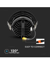 V-TAC LED Луна SAMSUNG Чип - 30W Рефлоктор COB Черна 6400К - 20059 - 3