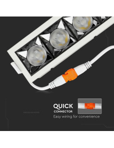V-TAC LED Луна SAMSUNG Чип 20W Рефлектор UGR19 38° 5700K - 994 - Цена | LEDs4economy 2