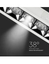 V-TAC LED Луна SAMSUNG Чип 20W Рефлектор UGR19 38° 5700K - 994 - 11