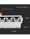 V-TAC LED Луна SAMSUNG Чип 12W Рефлектор UGR19 12° 5700K - 973 - 3