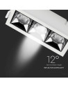 V-TAC LED Луна SAMSUNG Чип 12W Рефлектор UGR19 12° 5700K - 973 - 6