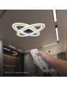 V-TAC 130W LED Осветител За Таван (50x50x5CM) CCT: 3000-6500K Димираща + Дистанционно - 15360 - 5
