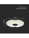 V-TAC 95W LED Осветител За Таван (52x5CM) CCT: 3000-6500K Димираща + Дистанционно - 15358 - 7