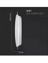 V-TAC LED Плафониета 60W SMART Ф450 Звезди Топла + Студена Светлина - 1498 - 3