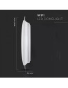 V-TAC LED Плафониета 40W SMART Ф350 Звезди Топла + Студена Светлина - 1497 - 8