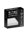 V-TAC 18W LED Плафон Квадрат Бяла Рамка 6500К IP44 - 7626 - 5