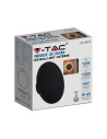 V-TAC 18W LED Плафон Кръг Черна Рамка 3000К - 6787 - 4