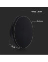 V-TAC 18W LED Плафон Кръг Черна Рамка 3000К - 6787 - 6