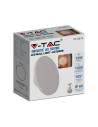 V-TAC 18W LED Плафон Кръг Бяла Рамка 3000К - 6785 - 6