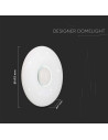 V-TAC 30W 60W30W LED Дизайнерски Плафон Дистанционно Димиращ Шайба Ф400 - 2114911 - 4