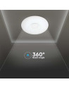 V-TAC 30W 60W30W LED Дизайнерски Плафон Дистанционно Димиращ Шайба Ф400 - 2114911 - 9