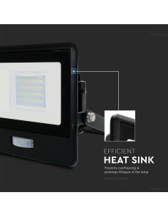 V-TAC 10W WIFI Прожектор Sensor 3in1 - 3027 - Цена | LEDs4economy 2