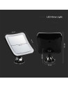 V-TAC 3.2 LED Огледало 3 x AA Батерии Черно Тяло - 6630 - 3