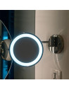 V-TAC 3 LED Огледало за Стена 4 x AA Батерии Тяло Никел - 6628 - 9