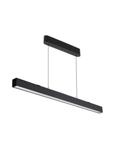 40W LED Linear Hanging Suspension Light : Up - Down System 3IN1 Black Body