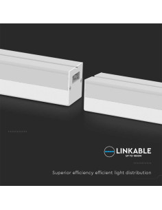V-TAC 40W LED Линейно Тяло Бяло Тяло 6500K - 23001 - Цена | LEDs4economy 2