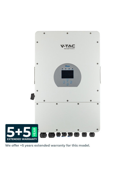 V-TAC 6kW Хибриден Инвертор Трифазен - 11788 | Leds4economy.com