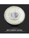 V-TAC 200W LED Камбана MEANWELL Драйвер Димираща 6500К 200 lm/W - 7657 - 8