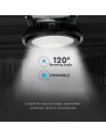 V-TAC LED Камбана SAMSUNG Чип 500W 120° Димираща Meanwell Black Body 4000K - 509 - 7
