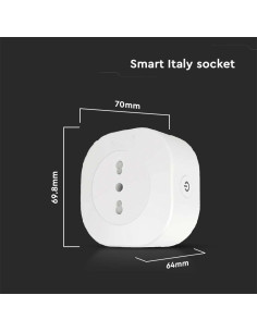V-TAC SMART Контакт WIFI съвместим с Amazon Alexa и Google Home - 7698 - Цена | LEDs4economy 2