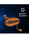 V-TAC 15М Удължител 16А Оранжев EU Стандарт IP45 - 8816 - 3