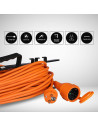 V-TAC 30М Удължител 16А Оранжев EU Стандарт IP44 - 8815 - 6