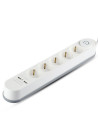 V-TAC 5 Гнезда Разклонител 2 USB 3x1.5-3M Бутон Бял - 8807 - 3